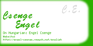 csenge engel business card